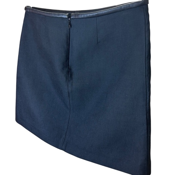 Maje - A-Line Mini Skirt, Lamb Leather Pockets - Size XS US (Size 34 FR), Black - Picture 11 of 16